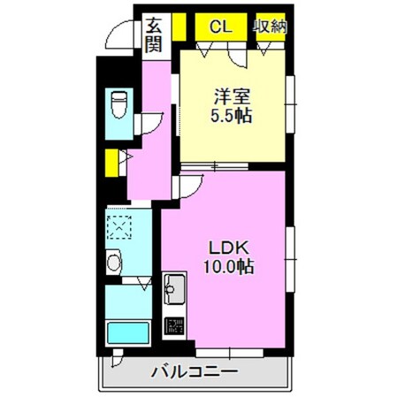 ヴァンヴェストの物件間取画像